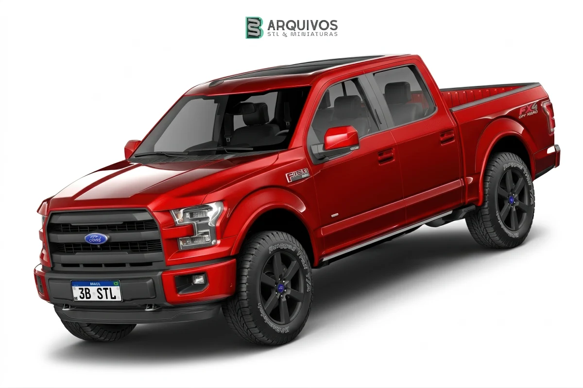 Modelo 3D STL - Ford F150 CrewCab 2015